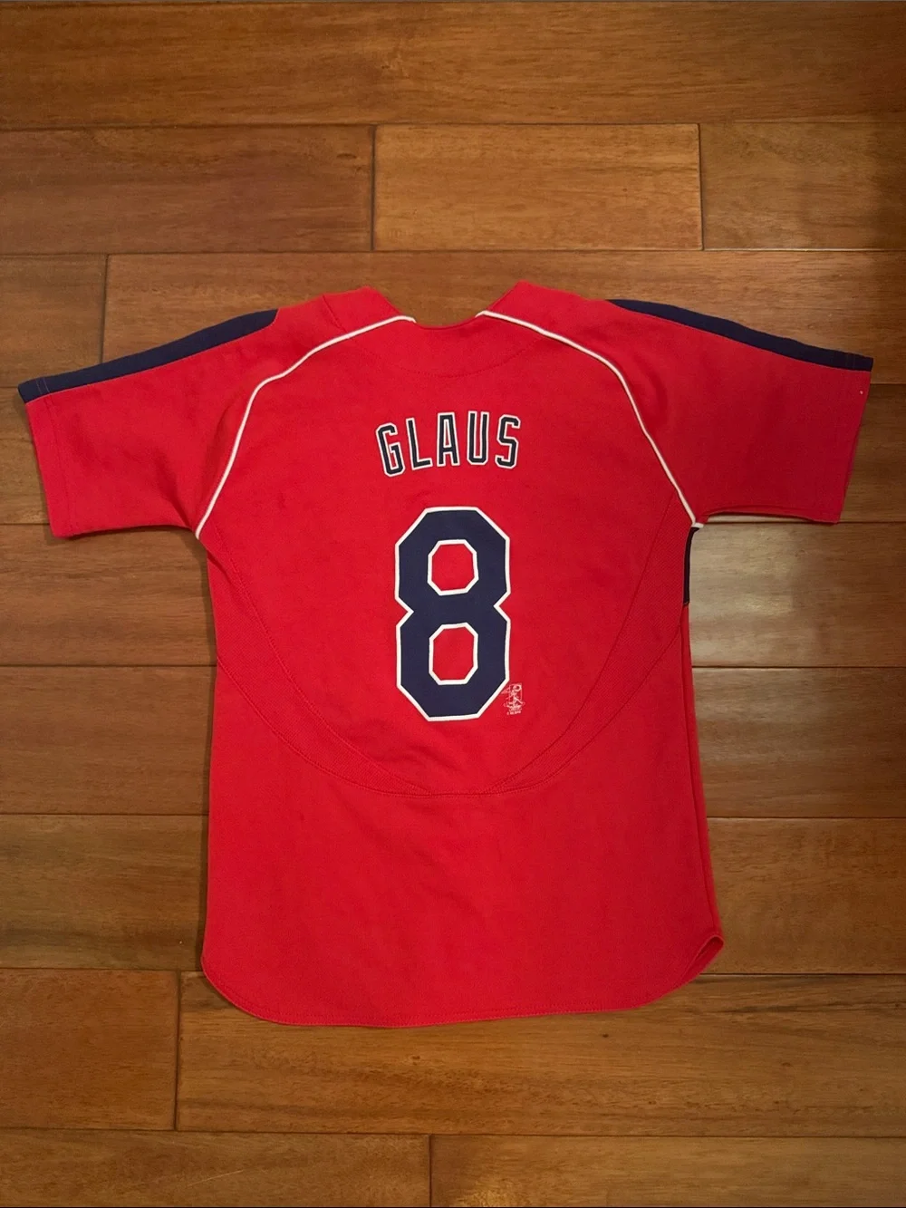 Glaus Nike Red and Navy St. Louis Cardinals Kids Baseball Jersey